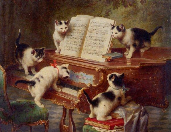 Carl Reichert the kittens recital 1908